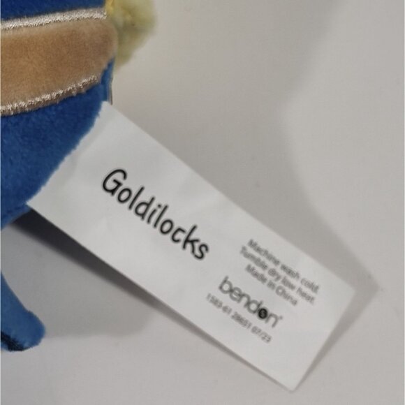 Bendon Plush Goldilocks Doll 5 inch Stuffed Animal Soft Toy Blue Yellow - Picture 3 of 7